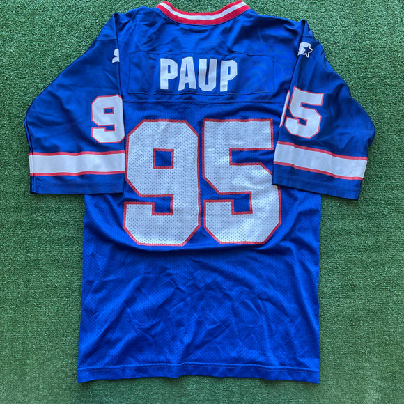 Vintage Buffalo Bills Bryce Paup Starter Jersey Size L