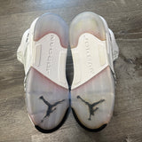 Jordan White Metallic 5s Size 9