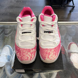 Jordan Pink Snakeskin Low 11s Size 6.5W/5M