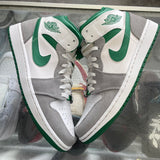 Jordan Grey Green Mid 1s Size 9.5