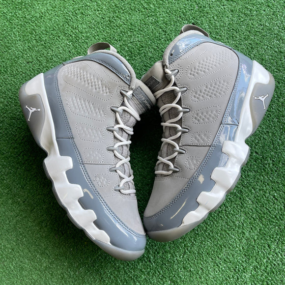 Jordan Cool Grey 9s Size 9
