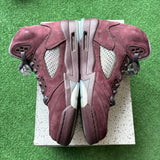 Jordan Burgundy 5s Size 7Y