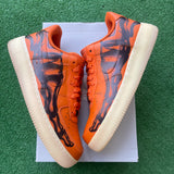 Nike Orange Skeleton Halloween Air Force 1s Size 10.5