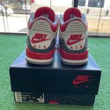 Jordan Fire Red 3s Size 10