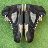 Jordan Reimagined Black Metallic 5s Size 10