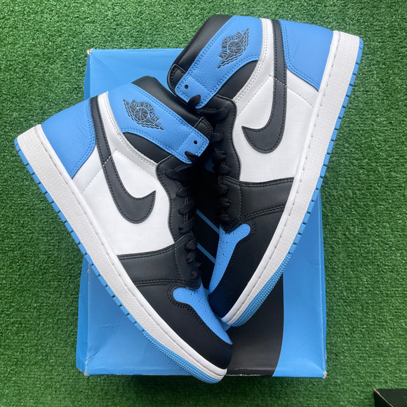 Jordan UNC Toe 1s Size 11.5