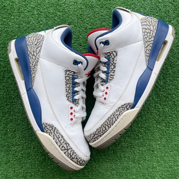 Jordan True Blue 3s Size 12