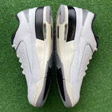 Jordan Black Metallic Silver 2/3s Size 11.5