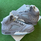 Jordan Wolf Grey 5s Size 8.5