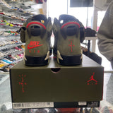Jordan Travis Scott Olive 6s Size 11.5