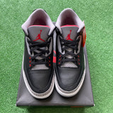 Jordan Black Cement 3s Size 9