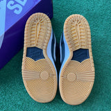 Nike Black Gum SB Low Dunks Size 6.5