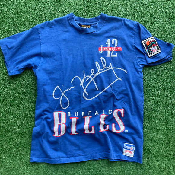 Vintage Buffalo Bills Jim Kelly Tee Size L