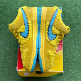 Nike Grateful Dead Bears Opti Yellow SB Low Dunks Size 10.5