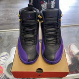 Jordan Field Purple 12s Size 10