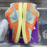 Nike Orange Emerald Rise SB Low Dunks Size 10.5