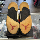 Jordan 2019 Silver Tongue Fire Red 5s Size 13