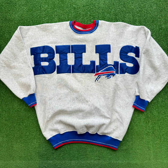 Vintage Buffalo Bills Spellout Crewneck Size XXL