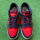 Nike CO.JP University Red Obsidian Low Dunks Size 11
