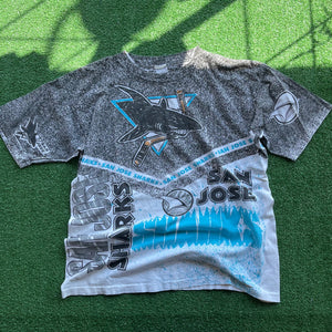 Vintage San Jose Sharks Tee Size L