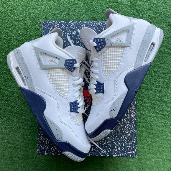 Jordan Midnight Navy 4s Size 10.5