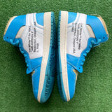 Jordan Off White UNC 1s Size 10