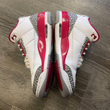 Jordan Cardinal 3s Size 9.5