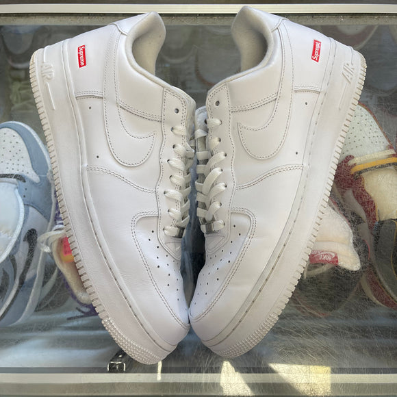 Nike Supreme White Air Force 1s Size 13