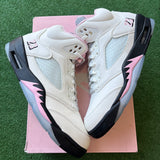 Jordan Medium Soft Pink 5s Size 10