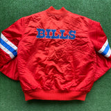 Vintage Buffalo Bills Satin Jacket Size L