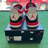 Jordan Fire Red 3s Size 11