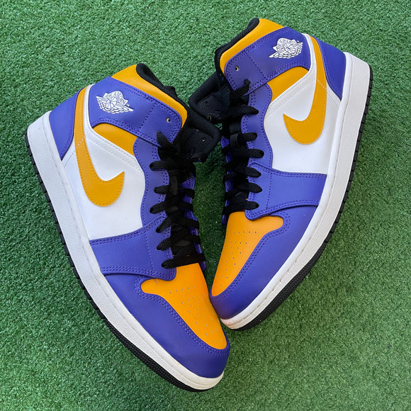 Jordan Laker Mid 1s Size 12