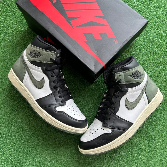 Jordan Clay Green 1s Size 9