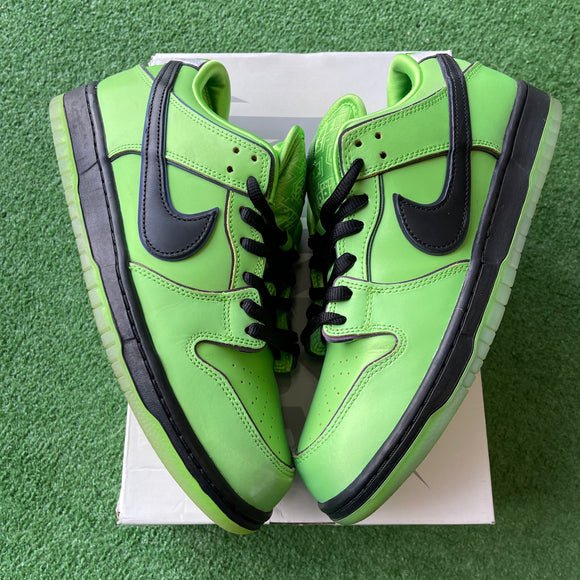 Nike Powderpuff Girl Buttercup SB Low Dunks Size 10