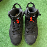 Jordan Black Infrared 6s Size 7.5