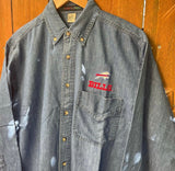 Vintage Buffalo Bills Denim Button Up