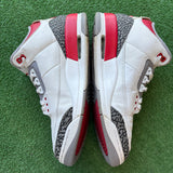 Jordan Fire Red 3s Size 11.5