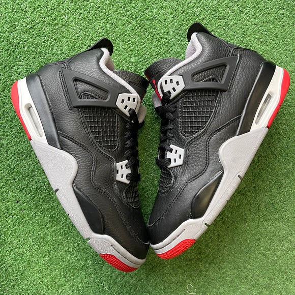 Jordan Reimagined Bred 4s Size 5Y