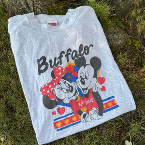 Vintage Buffalo Bills Mickey Minnie Mouse Tee Size XL
