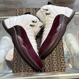 Jordan A Ma Maniere White 12s Size 9W / 7.5M