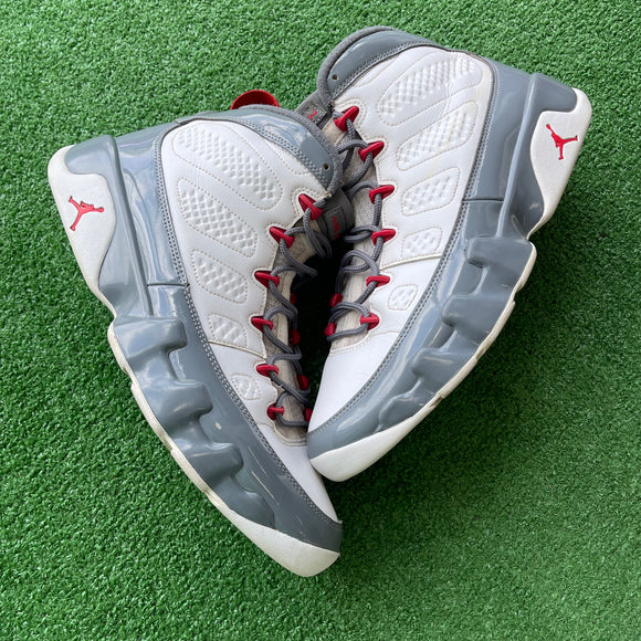 Jordan Fire Red 9s Size 11.5