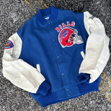 Vintage Buffalo Bills Chalk Line Varsity Jacket Size L