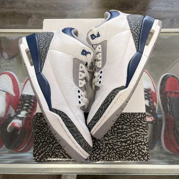 Jordan Midnight Navy 3s Size 8