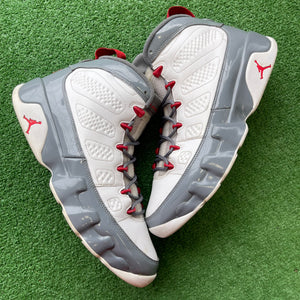 Jordan Fire Red 9s Size 12