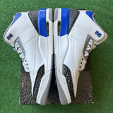 Jordan Racer Blue 3s Size 10