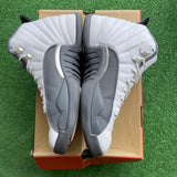 Jordan White Dark Grey 12s Size 10