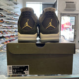Jordan Olive 4s Size 12