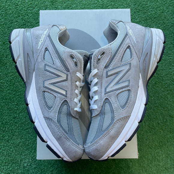 New Balance Grey Silver 990v4 Size 7.5