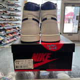 Jordan Metallic Navy 1s Size 12
