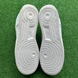Nike White Low Air Force 1s Size 12